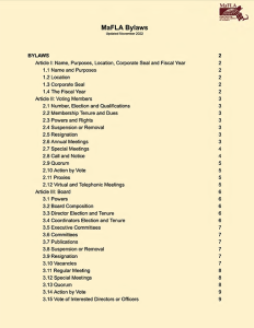 MaFLA Bylaws-2022 1